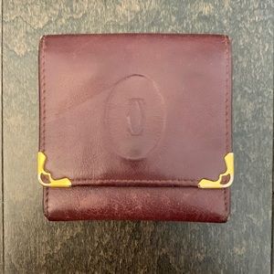 Preloved Authentic Mini Cartier Leather COINSPURSE